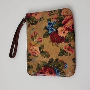 Patricia Nash Cassini Wristlet Vintage Victorian Garden